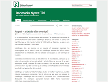 Tablet Screenshot of blog.nyeretid.dk